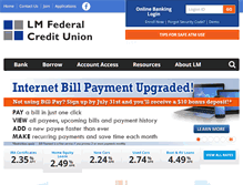Tablet Screenshot of lmfcu.org